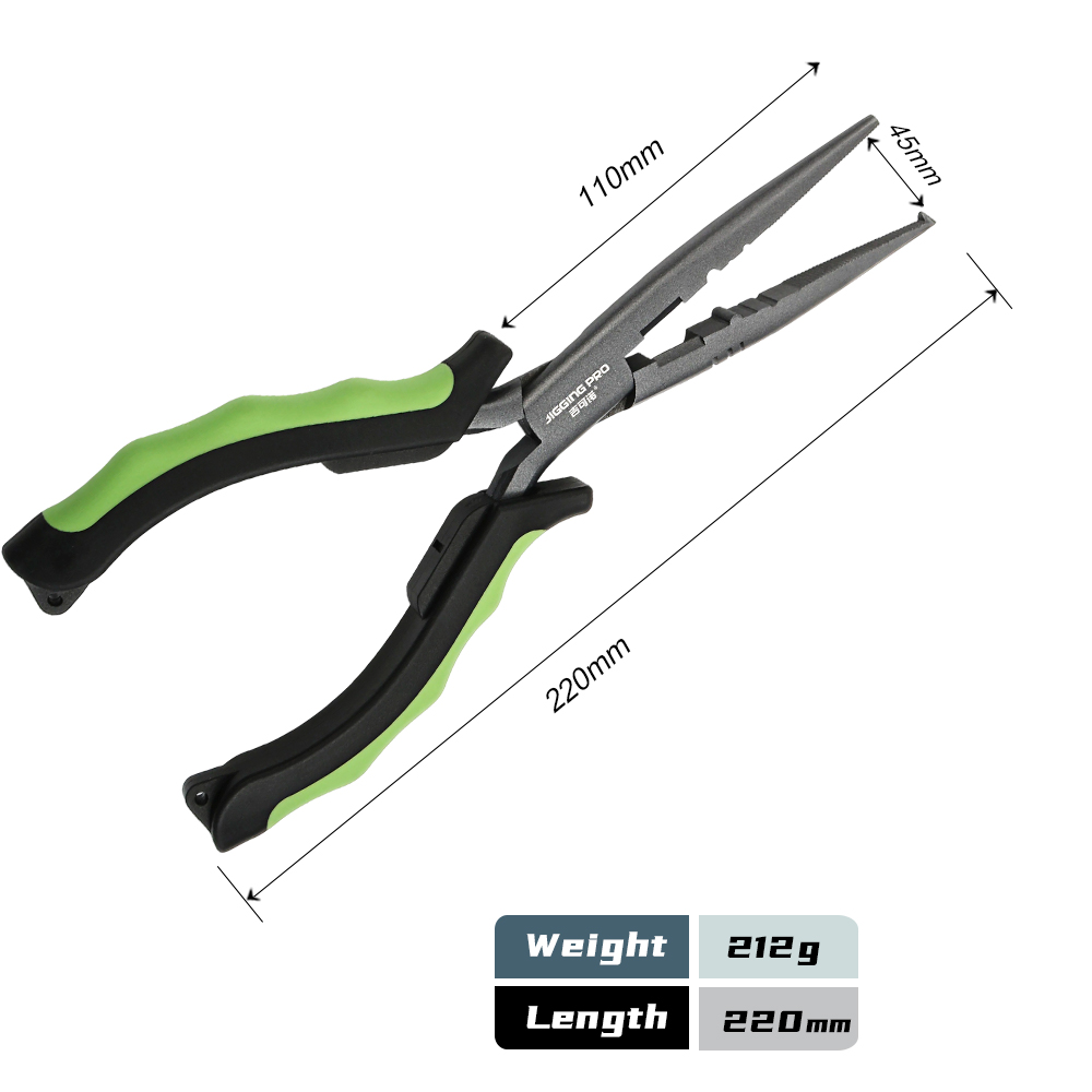 JIGGINGPRO Long Nose Fishing P - огляд і ціна Freshwater Line